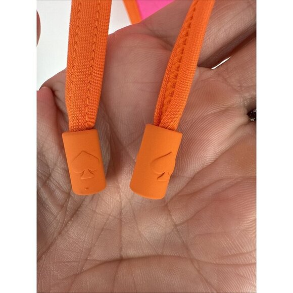 KATE SPADE Size XS Belted One Piece Swimsuit Radiant Pink Orange - Picture 5 of 9